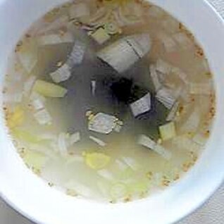 秘密はとぎ汁☆のりの中華スープ